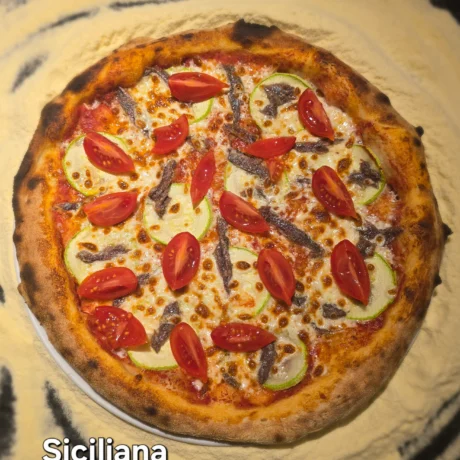 Pizza Siciliana Afumati. Comanda acum!
