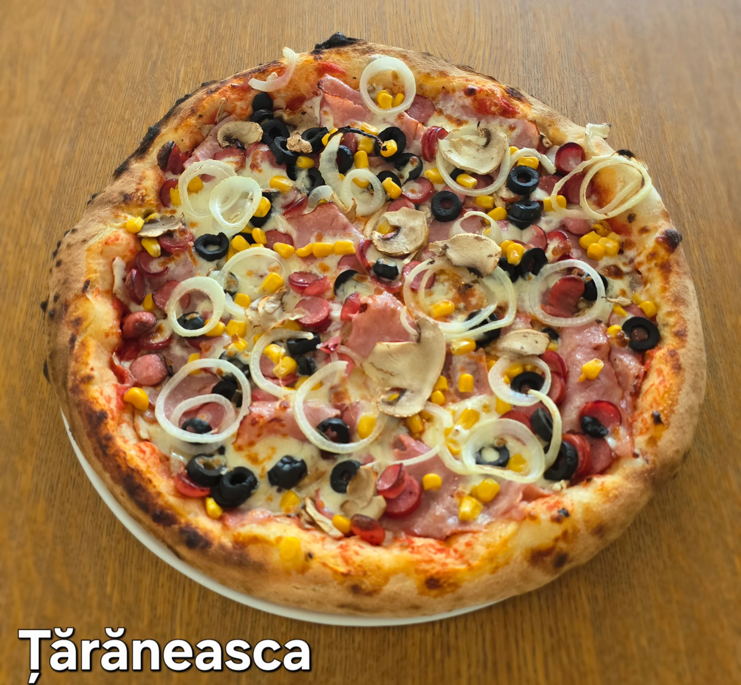 Pizza Taraneasca Afumati. Comanda acum!